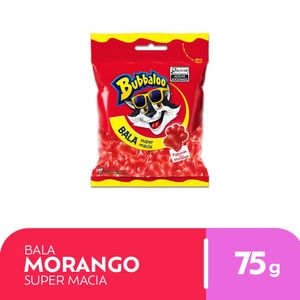 Bala Bubbaloo Patinhas Morango 75g