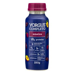 Iogurte Yorgus Completo Desnatado Zero Lactose Ameixa 250g