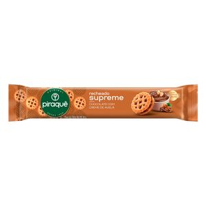 Biscoito Recheado Piraquê Supreme Chocolate c/ Creme de Avelã 80g