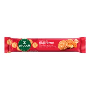 Biscoito Recheado Piraquê Supreme Chocolete Branco c/ Geleia de Maçã 80g