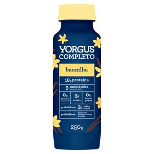 Iogurte Yorgus Completo Desnatado Zero Lactose Baunilha 250g