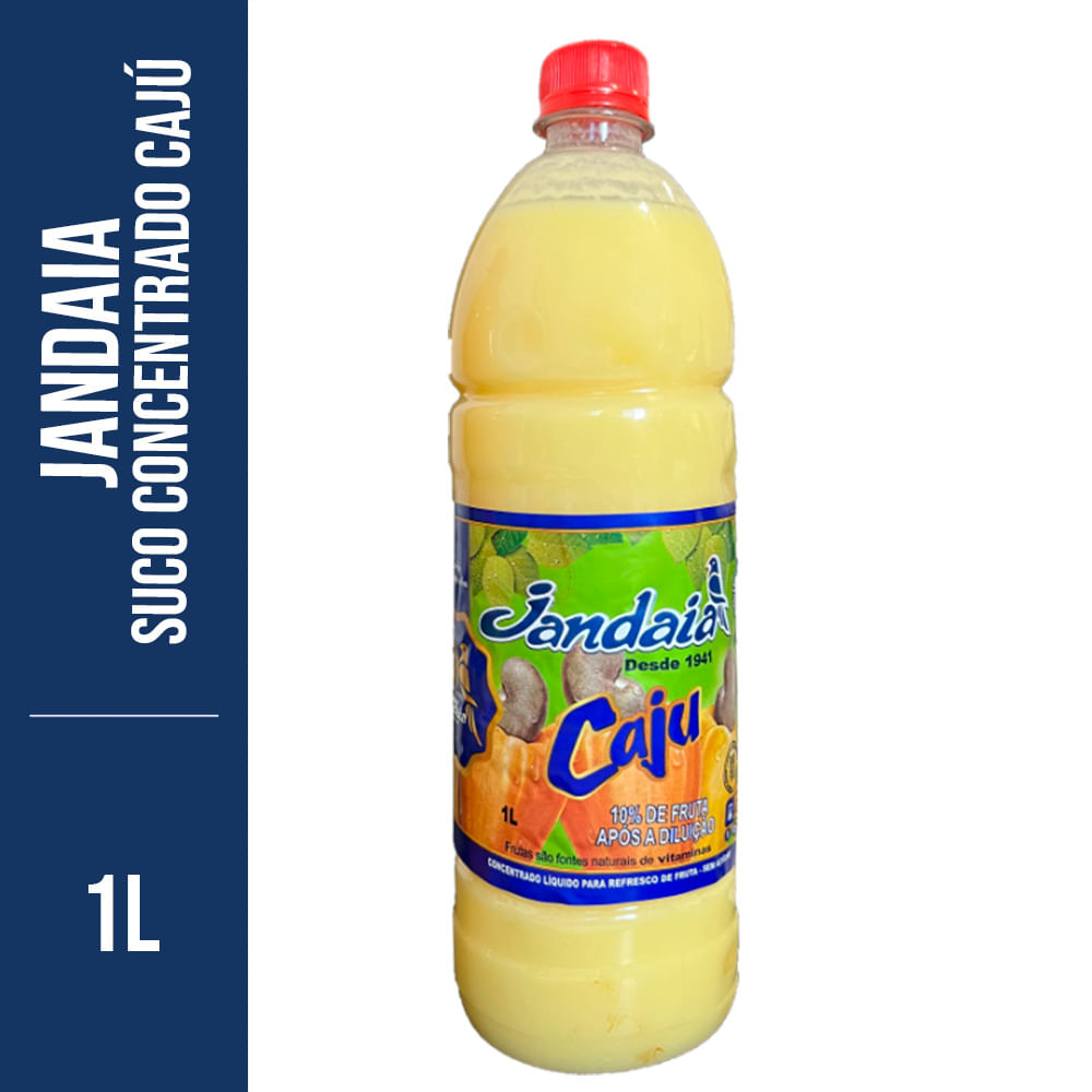Suco Jandaia Concentrado Caju Pet 1l