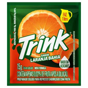 Refresco em Pó Trink Laranja Bahia Pacote 15g