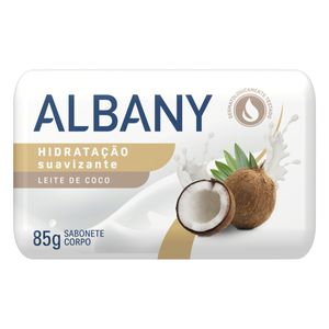 Sabonete em Barra Albany Hidratação Suavizante Leite de Coco 85g