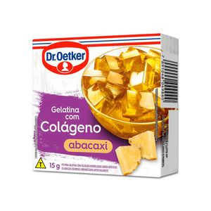 Gelatina Dr.Oetker Colágeno Zero Abacaxi 15g