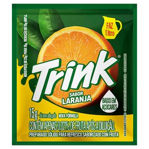 Refresco em Pó Trink Laranja Pacote 15g