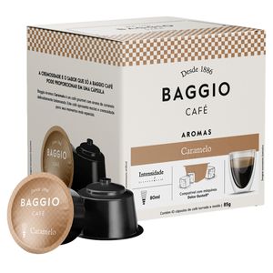 Café em Cápsula Baggio Aromas Caramelo Caixa 85g c/ 10 Unid