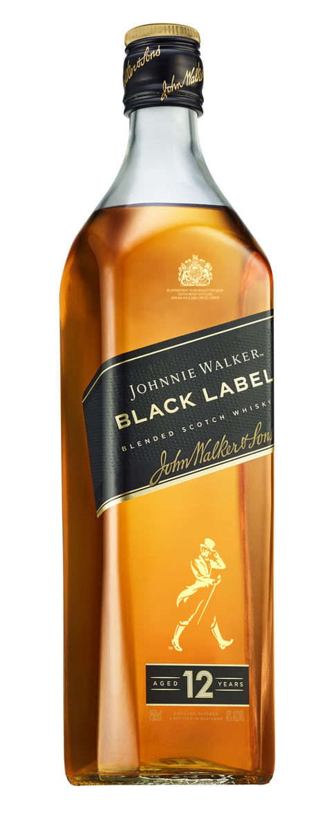 Whisky Black Label 12 Anos Sherry Finish Johnnie Walker 750ml - Gentlemen  Bebidas Importadas