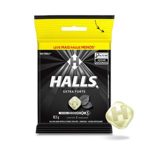 Bala Halls Extra Forte Pacote c/ 3 Unid