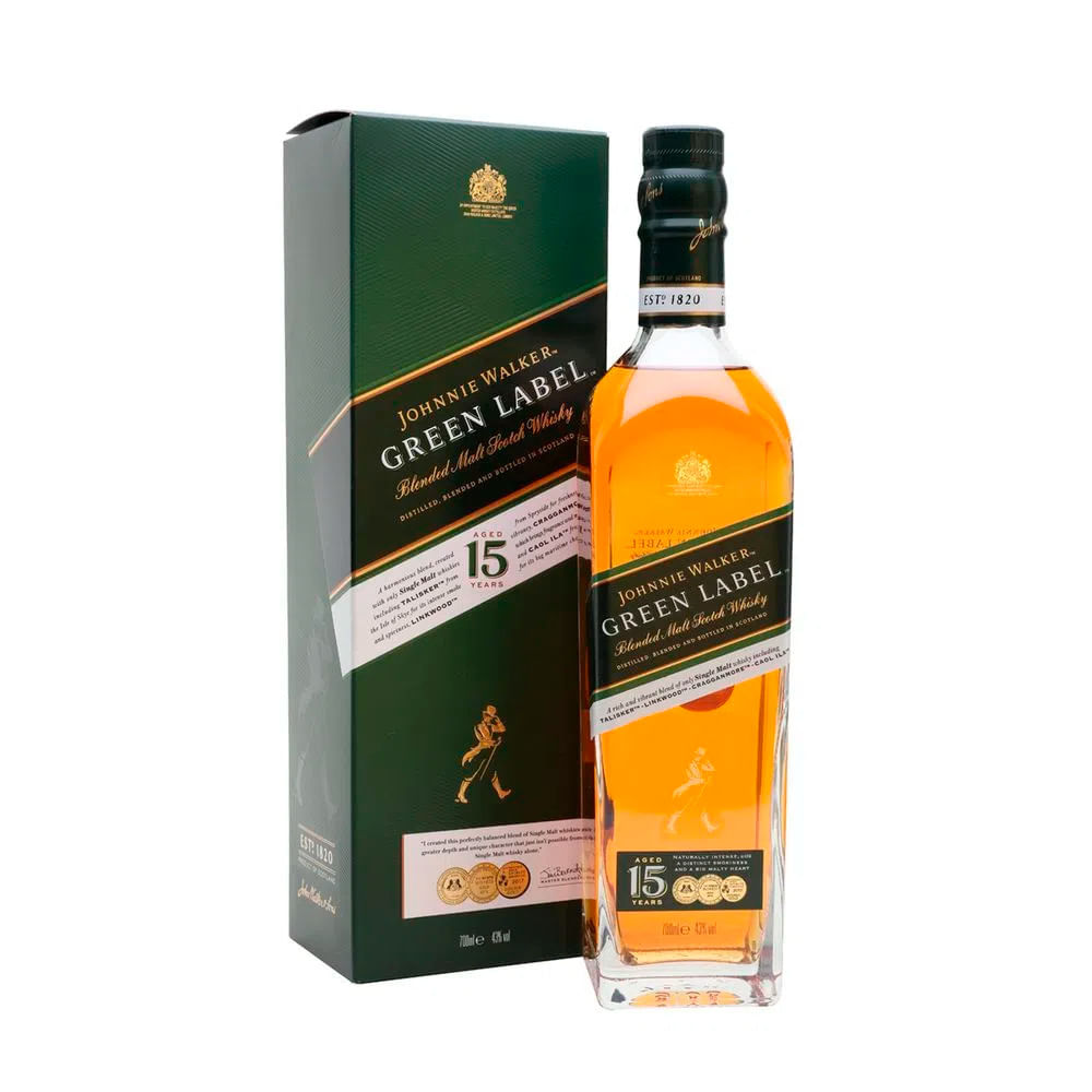 Whisky Johnnie Walker Green Label 750ml | Prezunic Whisky Johnnie Walker Green Label 750ml | Prezunic
