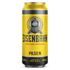 Cerveja Eisenbahn Pilsen Puro Malte Lata 473ml