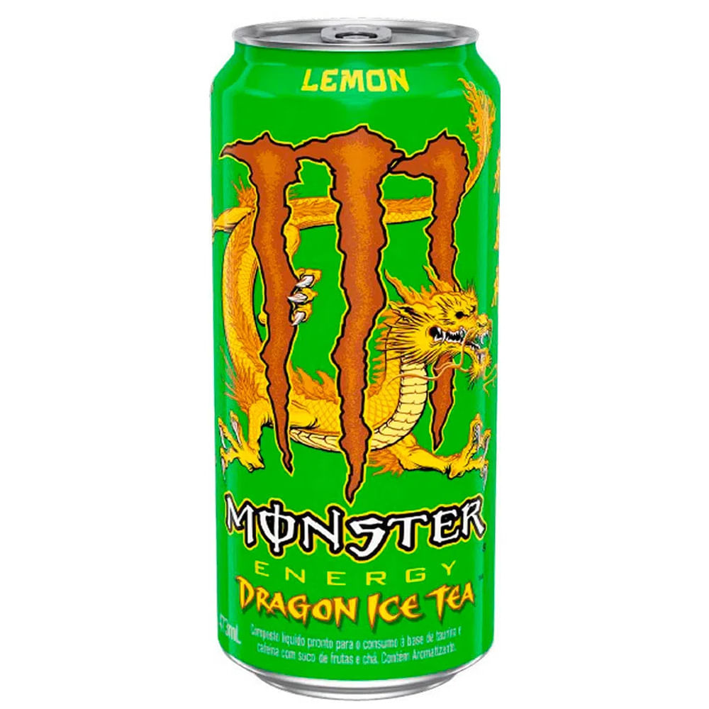 Energético Monster Dragon Ice Tea Lemon 473ml | Prezunic