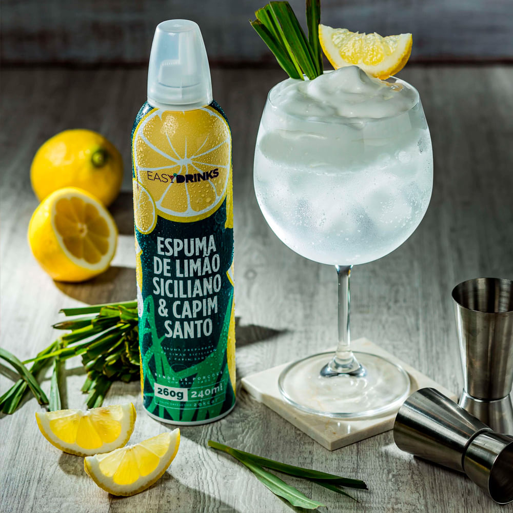 Espuma Easy Drinks Spray Grapefruit e Hibisco 260g | Prezunic