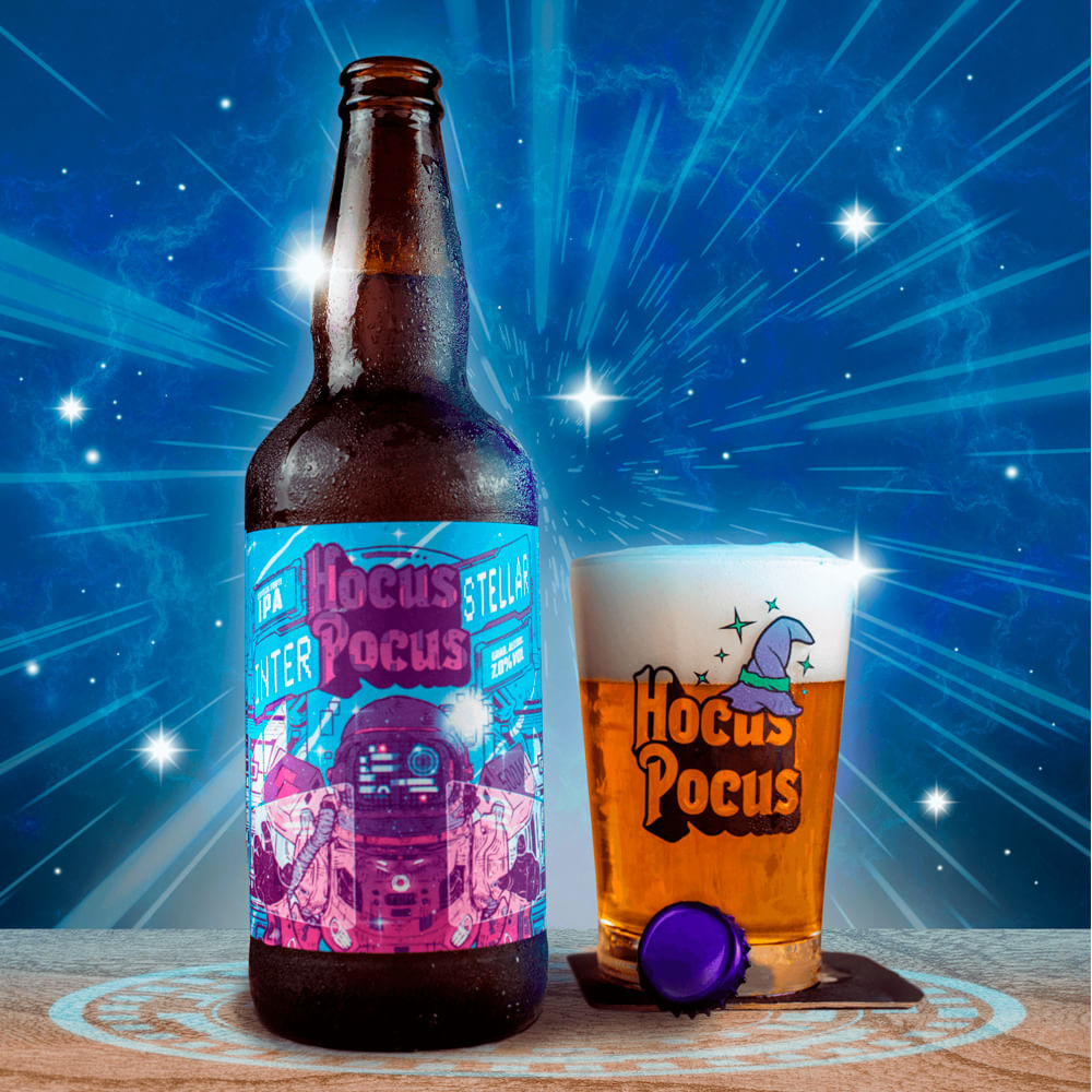 Cerveja Hocus Pocus Interstellar American IPA 500ml | Prezunic