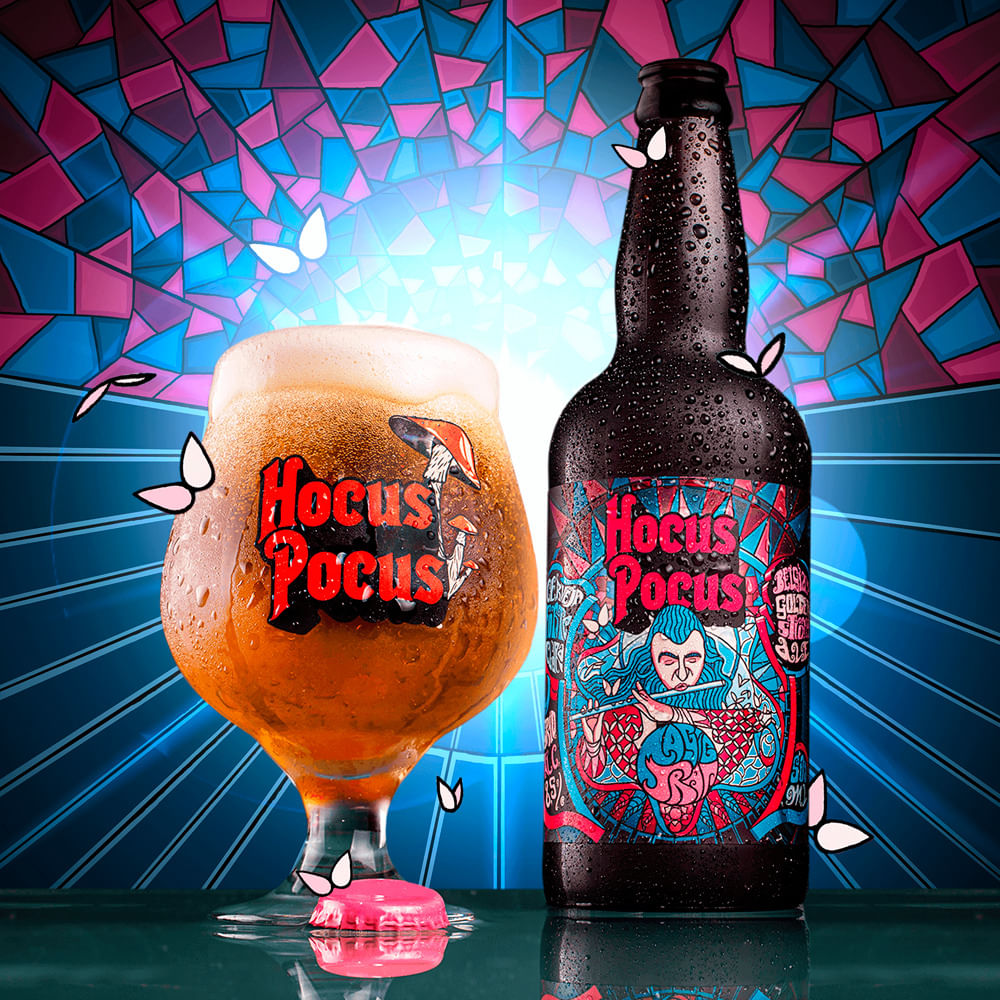 Cerveja Hocus Pocus Magic Trap Belgian Strong Golden Ale 500ml