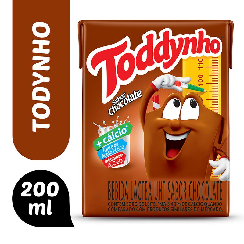 Achocolatado líquido Toddynho tradicional 200ml. por R$ 3.39