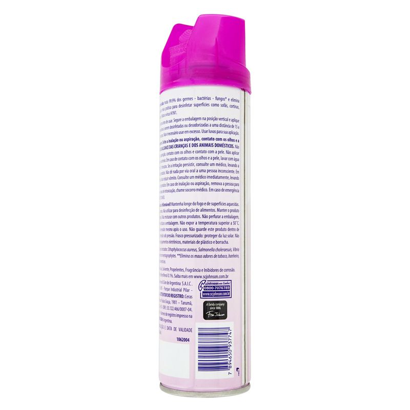 Desinfetante Lysoform p/ Superfícies Spray Lembranças de Infância 360ml -  Prezunic