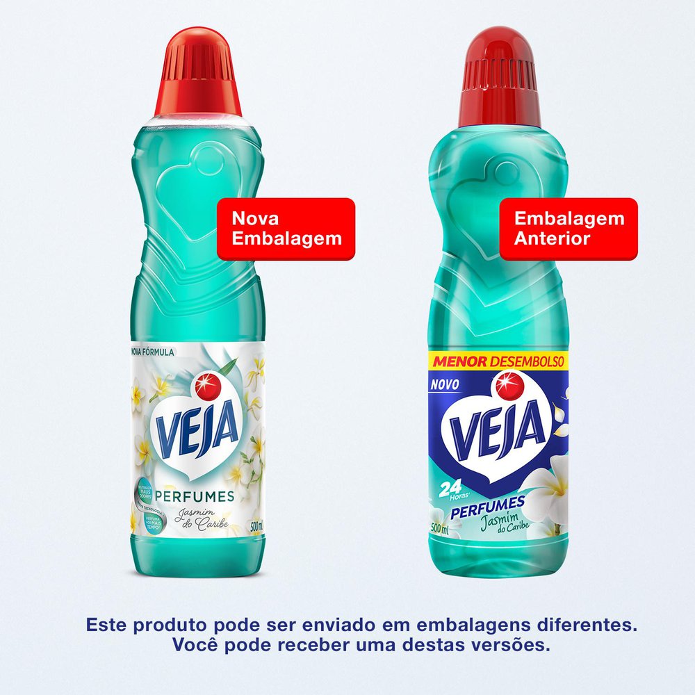 Limpador Perfumado Veja Jasmim do Caribe 500ml | Prezunic