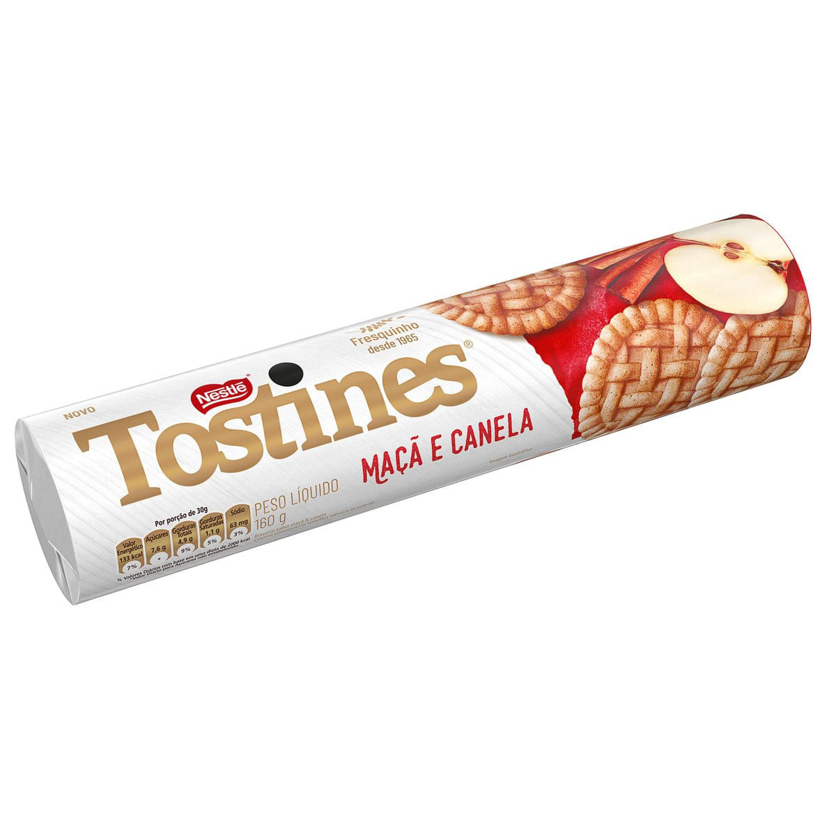 Biscoito Nestlé Tostines Maçã/Canela 160g - Prezunic