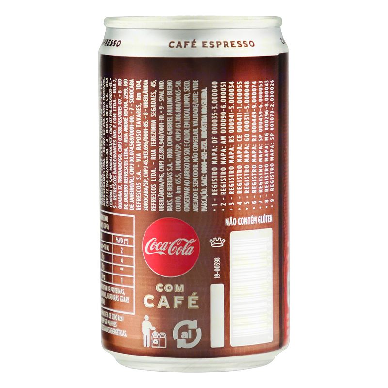 Refrigerante Coca-Cola Café Espresso Lata 220ml - Prezunic