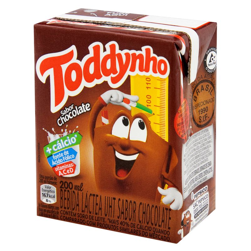 Avaliações de clientes: Toddynho Achocolatado - Bebida láctea  UHT, sabor chocolatey, 200ml