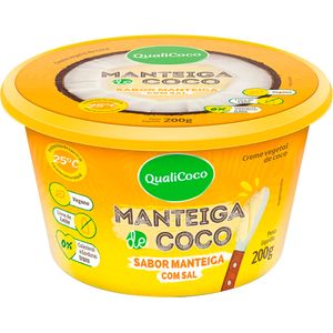 Manteiga Coco Qualicoco Sabor Manteira C/Sal 200g