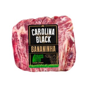 Bananinha Carolina Black Grass Fed Vácuo Pedaço Congelada