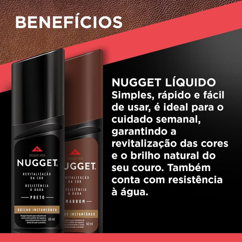 POLIDOR DE SAPATO EM PASTA PRETO NUGGET 36G - Rafa's Super Varejão