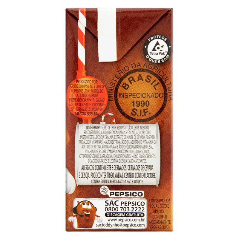 Achocolatado Liquido Toddynho 200ml Tradicional