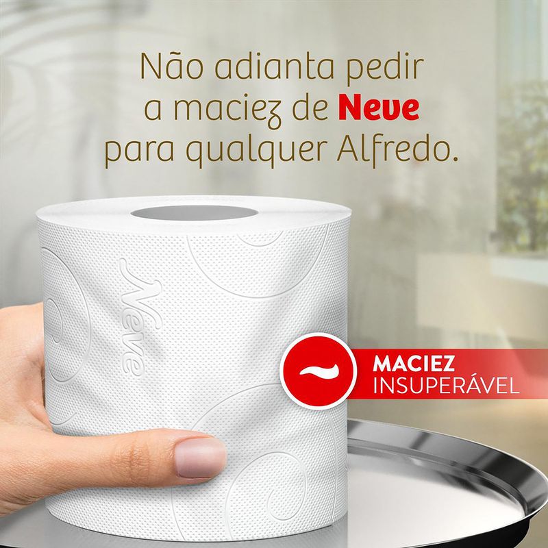 Papel Higiênico Neve Neutro Toque da Seda Folha Dupla 30m Leve 24