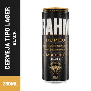 Cerveja Brahma Duplo Malte Black Lata 350ml