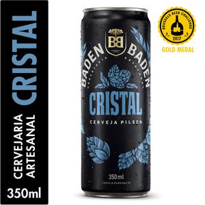 Cerveja Baden Baden Pilsen Cristal Lata 350ml