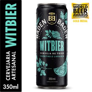 Cerveja Baden Baden Witbier Coentro e Laranja Lata 350ml