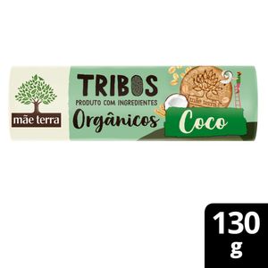 Biscoito Integral Tribus Mãe Terra Orgânico Coco 7 Grãos com Quinoa, Chia & Linhaça 130g
