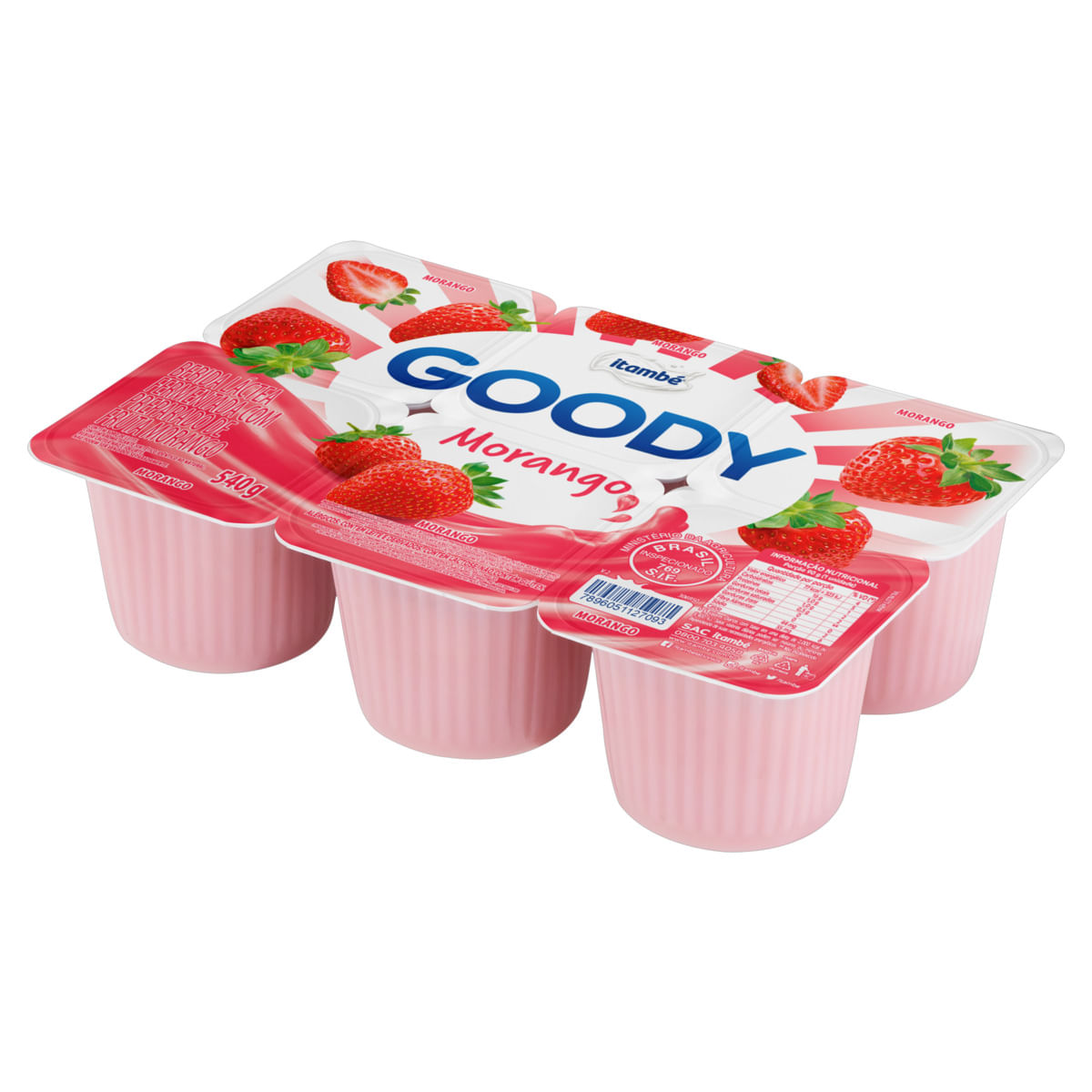 Bebiba Láctea Itambé Goody Fruti Morango 540g | Prezunic