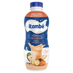 Iogurte Parcialmente Desnatado Itambé Vitamina c/ Cereal Garrafa 1.15Kg Embalagem Econômica