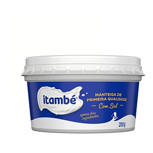Manteiga Itambé de Primeira Qualidade com Sal Pote 200g