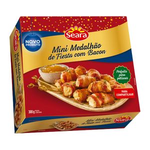 Mini Medalhão Seara Fiesta c/ Bacon Congelado 300g