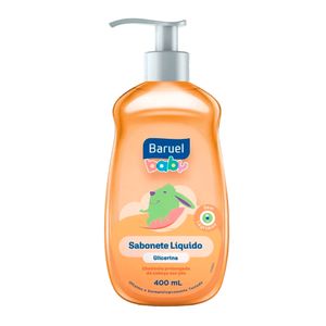 Sabonete Líquido Baruel da Glicerina da Cabeça aos Pés Baby Pump 400ml