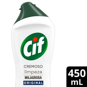 Limpador Cif Cremoso Limpeza Milagrosa Remove 100% da Sujeira Leve 450ml Pague 360ml