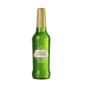 Cerveja Stella Artois Pure Gold s/ Glúten Puro Malte Long Neck 330ml