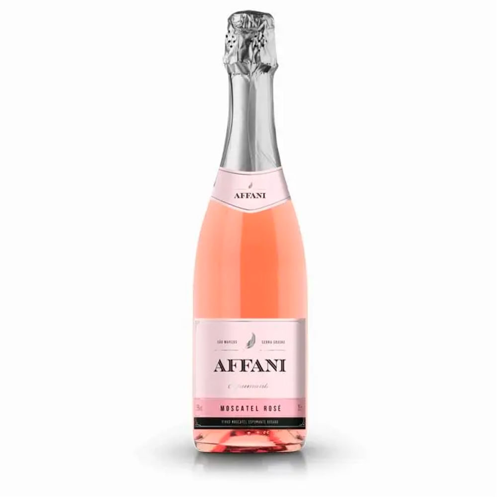 Espumante Nacional Affani Moscatel Rosé 750ml