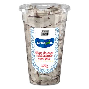 Chips de Coco Prezunic c/ Pele Fatiado Copo 170g