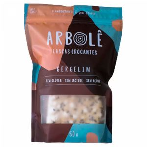 Lascas Crocantes Arbolê s/ Glúten, Lactose, Açúcar Gergelim 50g