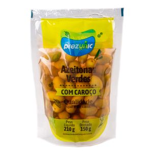 Azeitona Verde Prezunic c/ Caroço Sachê 150g