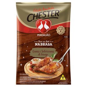 Coxa c/ Sobrecoxa de Frango Perdigão Chester Na Brasa CongeladaTemperada