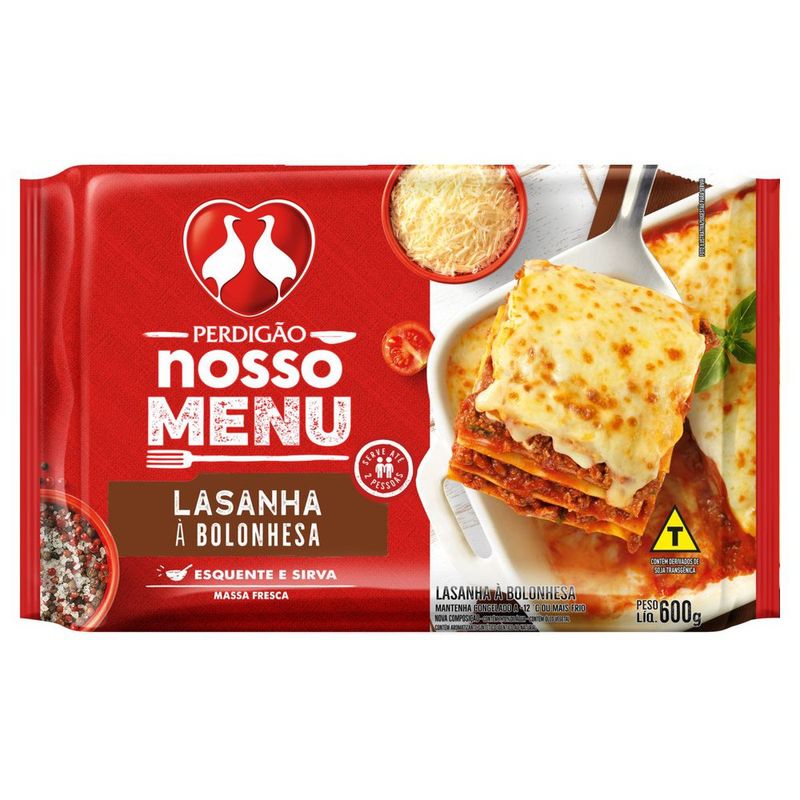 Chester Tradicional + Lasanha Bolonhesa Perdigão 600g