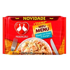 Fusilli Perdigão Meu Menu c/ Tiras de Frango Congelado 600g