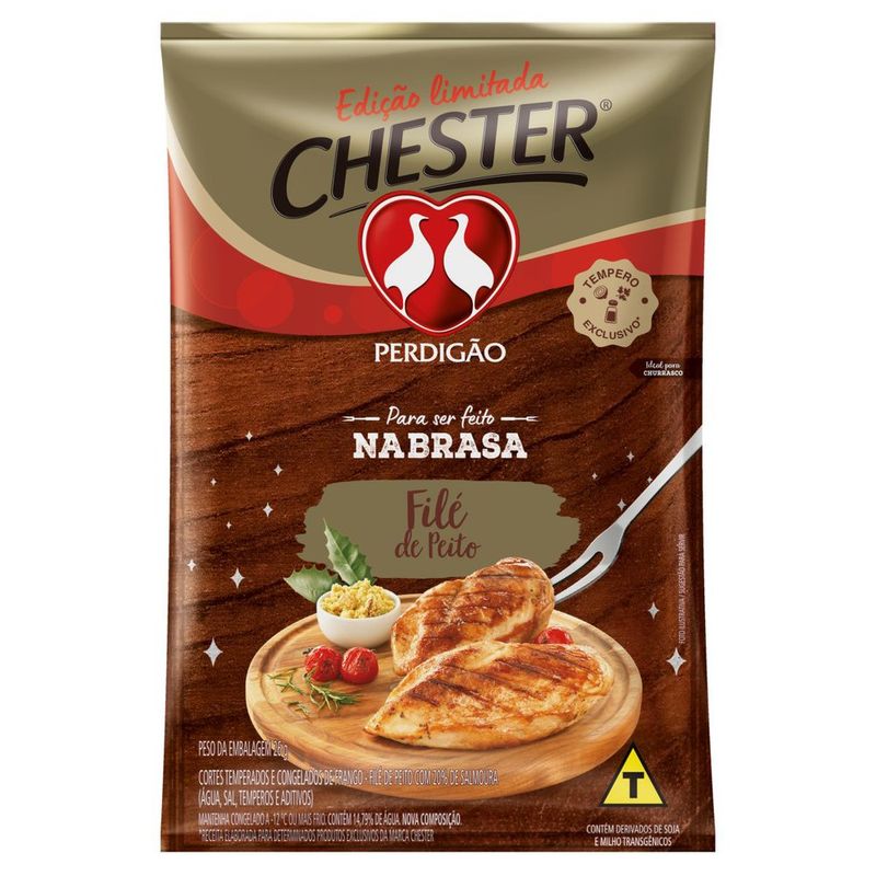 Filé de Peito de Frango Chester Perdigão Na Brasa - Supermercado Tudo  Conveniência - Compre Online em Belém/PA