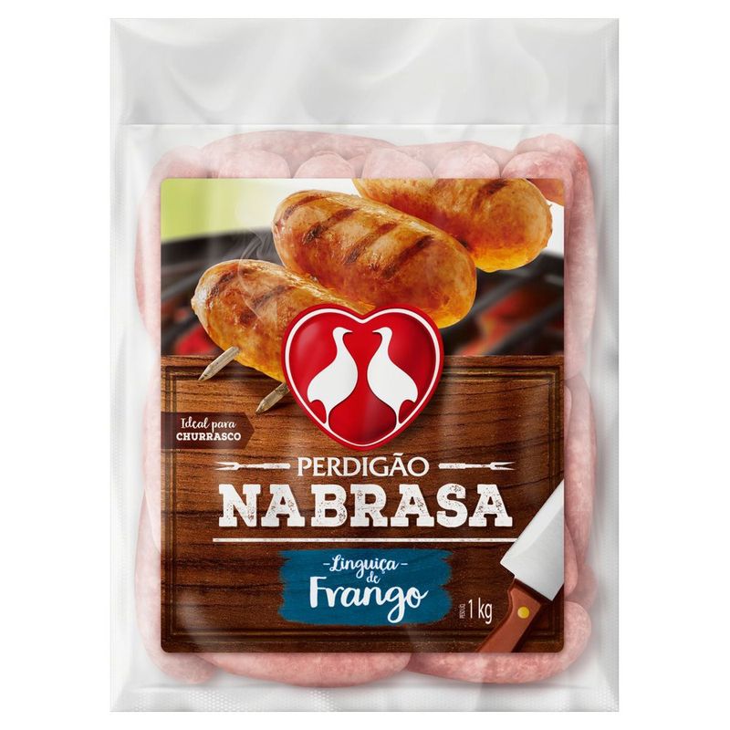 Linguiça de Frango Perdigão Na Brasa 1Kg - Prezunic